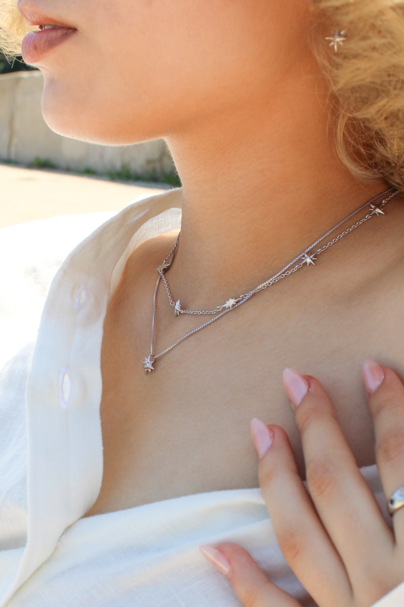Juno Necklace - Silver