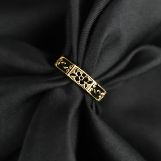 Relic Bloom Ring - Gold