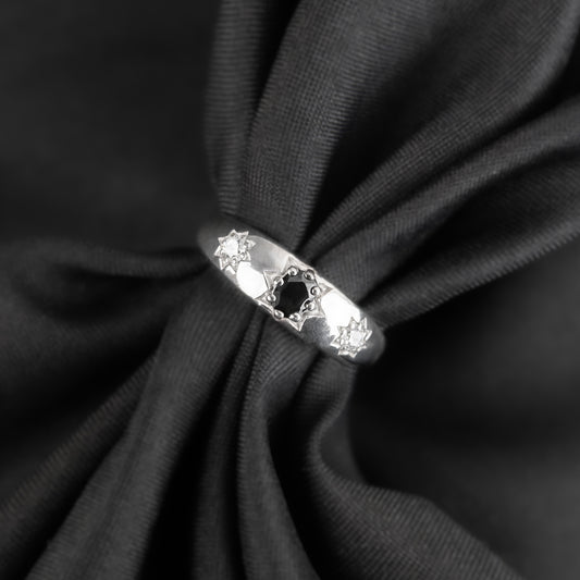 Midnight Roma Ring - Silver