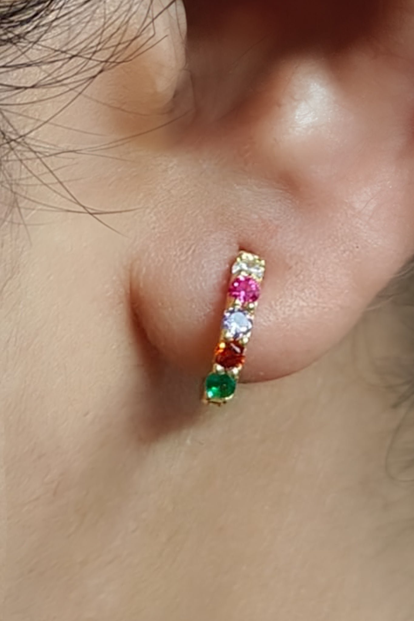 delicate huggie earring jewelry