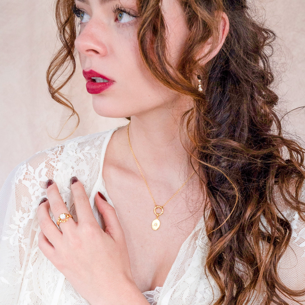 Solace Pendant - gold