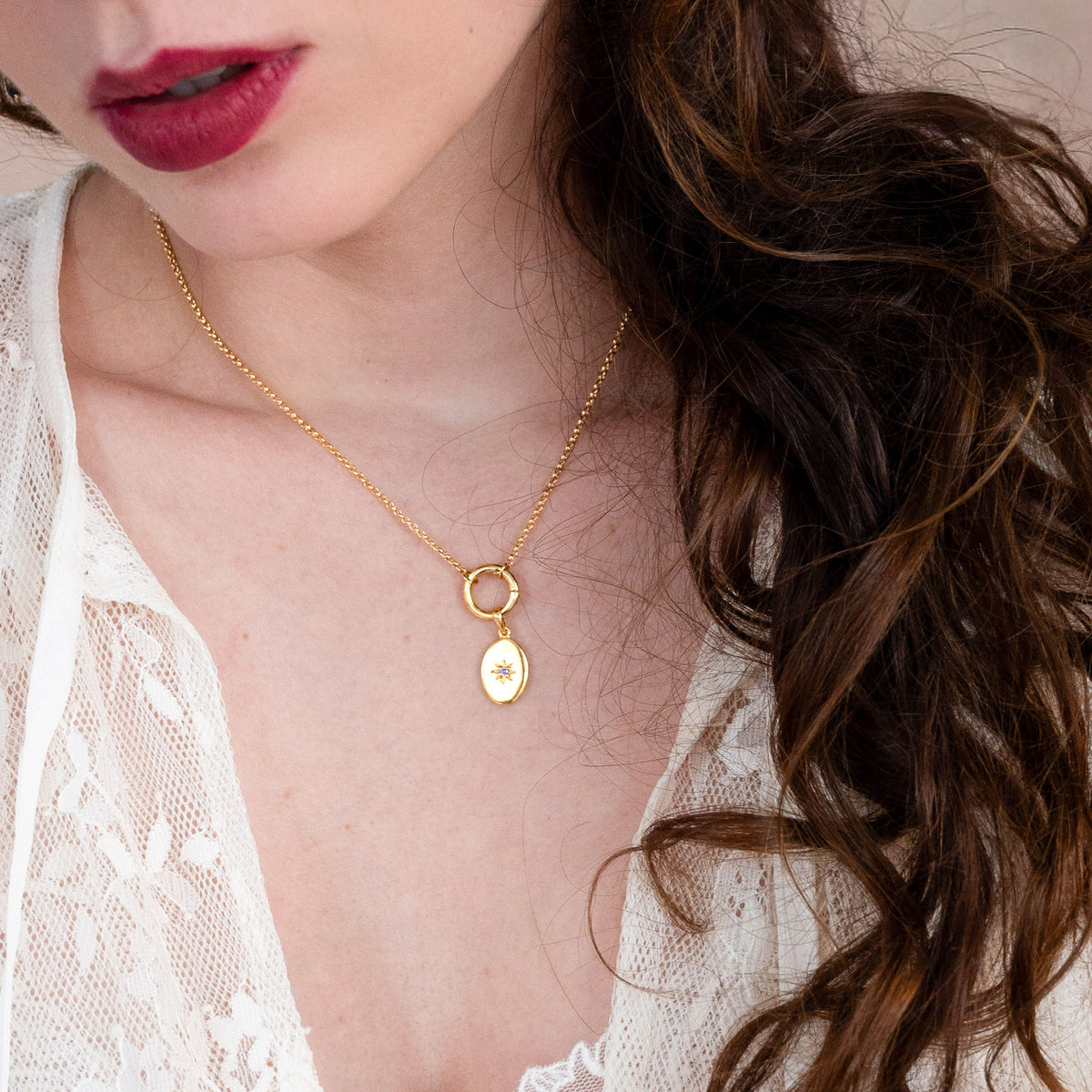 Solace Pendant - gold