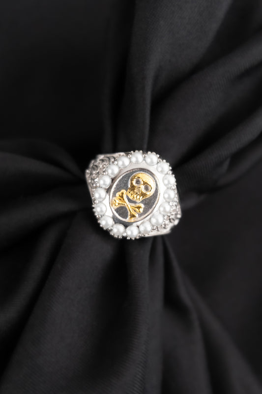 Mourning Memento Ring (Heirloom Metal) - Silver