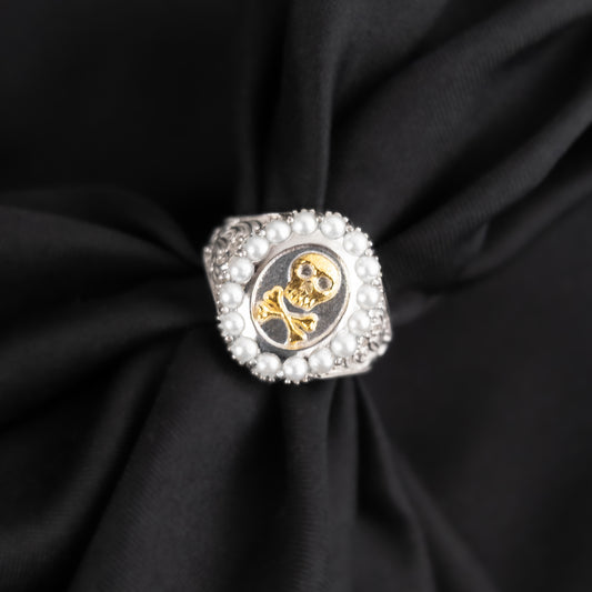 Mourning Memento Ring (Heirloom Metal) - Silver