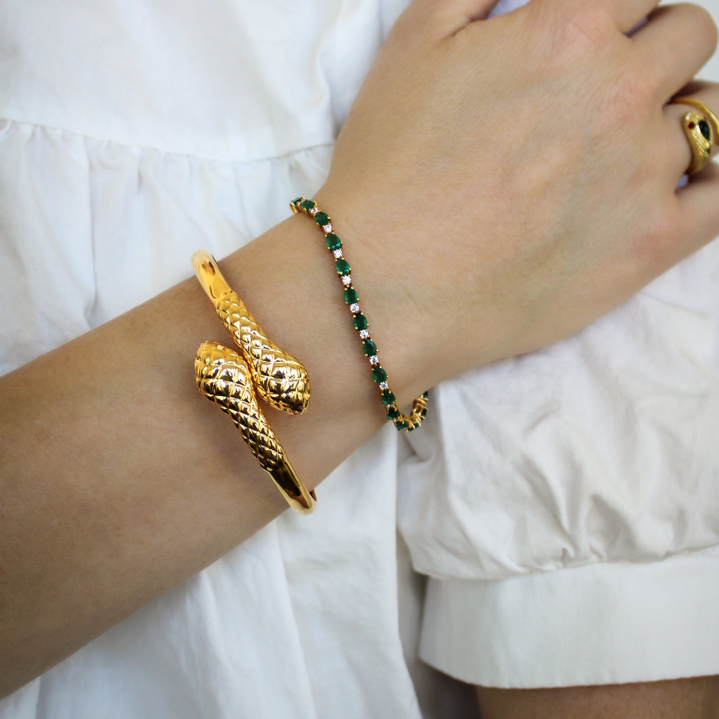 The Serpentine Cuff - Gold